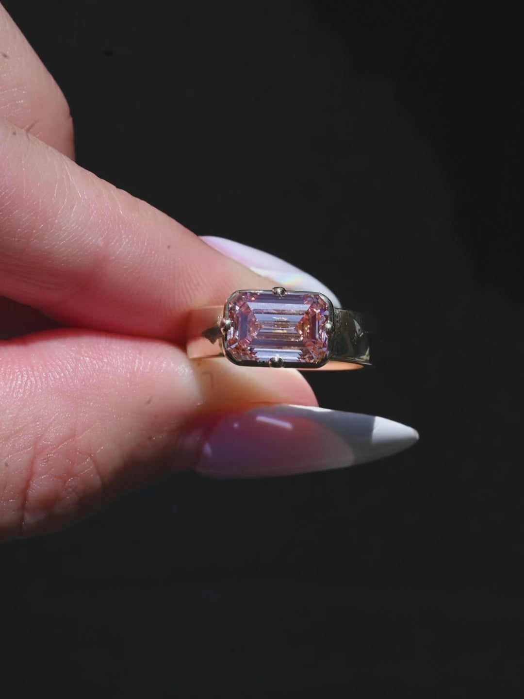 Fancy Pink Intense Emerald