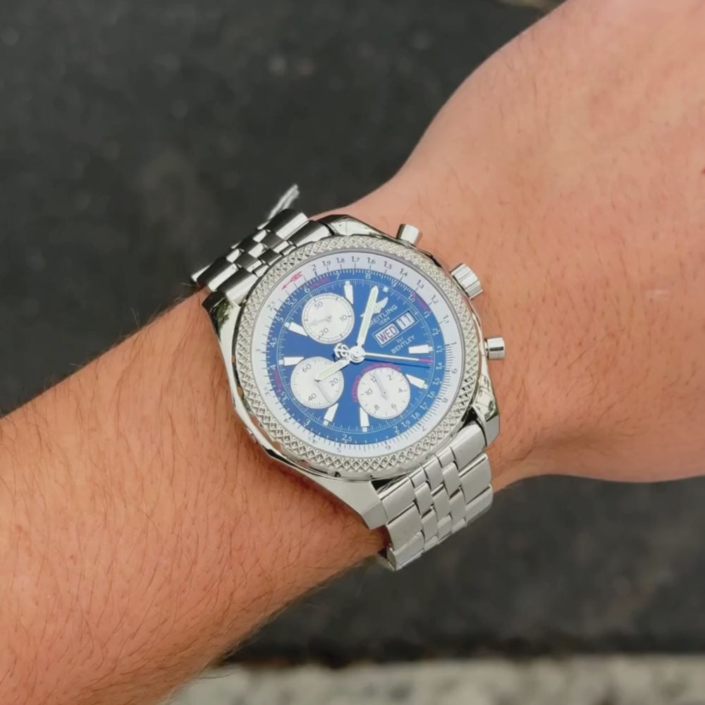 Breitling Bentley 43mm Black Dial Watch Ref# A13362