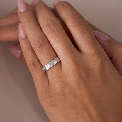 Mixed Diamond Band - Happy Jewelers Fine Jewelry Lifetime Warranty