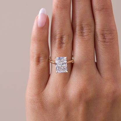 4.03 Radiant Lab Diamond Engagement Ring - Happy Jewelers Fine Jewelry Lifetime Warranty