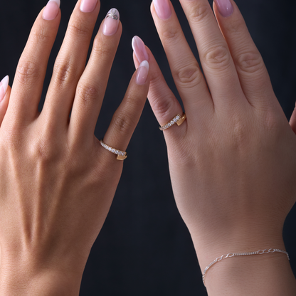 Diamond Wrap Ring - Happy Jewelers Fine Jewelry Lifetime Warranty