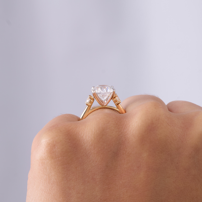 2.82 Round Lab Diamond Engagement Ring - Happy Jewelers Fine Jewelry Lifetime Warranty