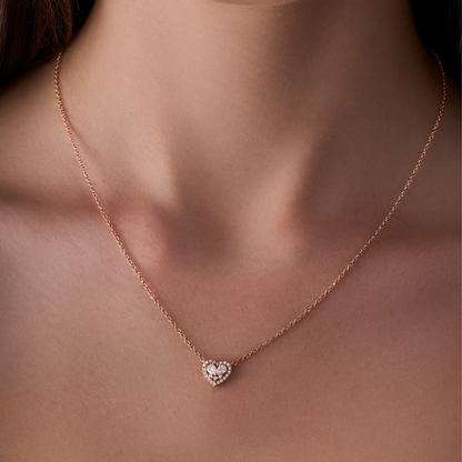The Perfect Pear Diamond Heart Necklace - Happy Jewelers Fine Jewelry Lifetime Warranty