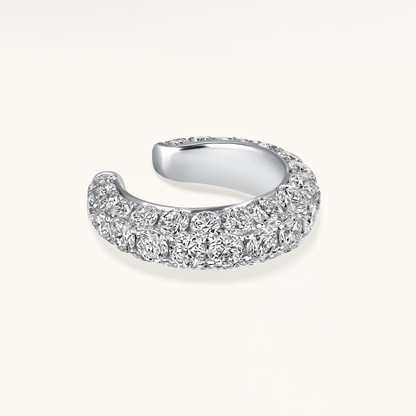 Pave Diamond Ear Cuff - Happy Jewelers Fine Jewelry Lifetime Warranty