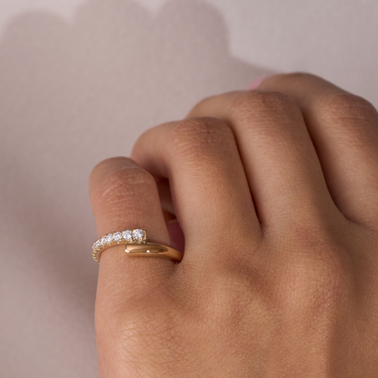 Diamond Wrap Ring - Happy Jewelers Fine Jewelry Lifetime Warranty