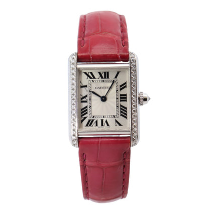 Cartier Tank Louis 29.55mm Silver Dial Watch Ref# WJTA0011 - Happy Jewelers Fine Jewelry Lifetime Warranty