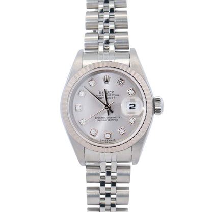 Rolex Datejust 26mm Silver Dial Watch Ref# 79174 - Happy Jewelers Fine Jewelry Lifetime Warranty