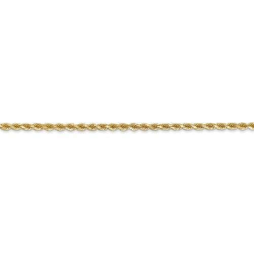 2.00mm Gold Rope Chain - Happy Jewelers Fine Jewelry Lifetime Warranty