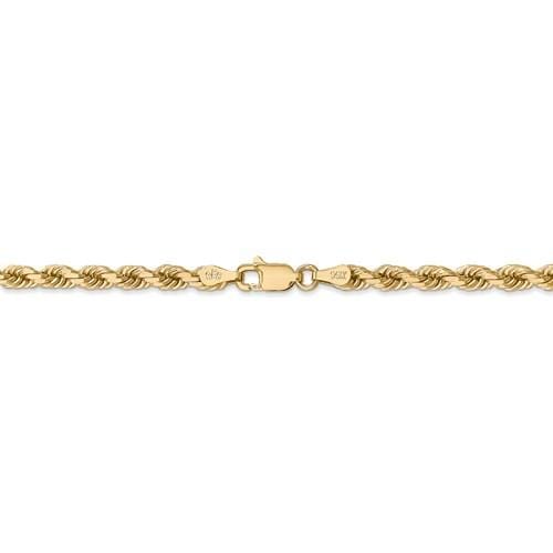 4.00mm Gold Rope Chain - Happy Jewelers Fine Jewelry Lifetime Warranty