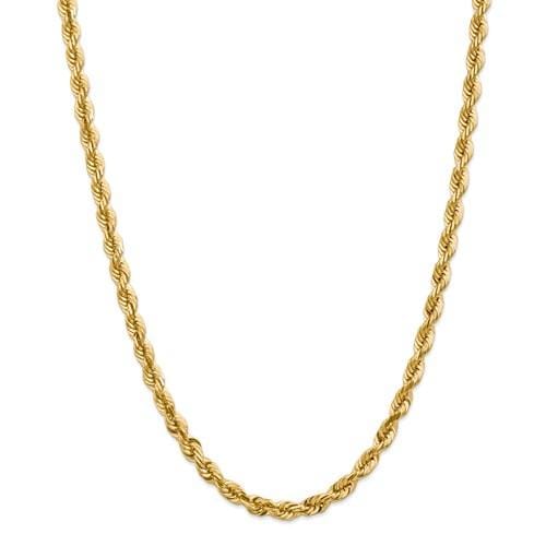 Load image into Gallery viewer, 5.50mm Gold Rope Chain - Happy Jewelers Fine Jewelry Lifetime Warranty

