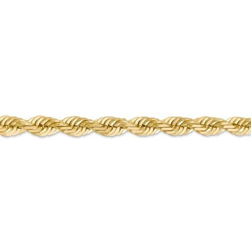 7.00mm Gold Rope Chain - Happy Jewelers Fine Jewelry Lifetime Warranty