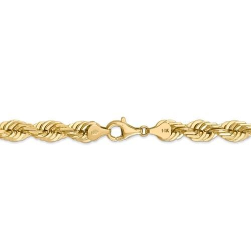 Load image into Gallery viewer, 7.00mm Gold Rope Chain - Happy Jewelers Fine Jewelry Lifetime Warranty

