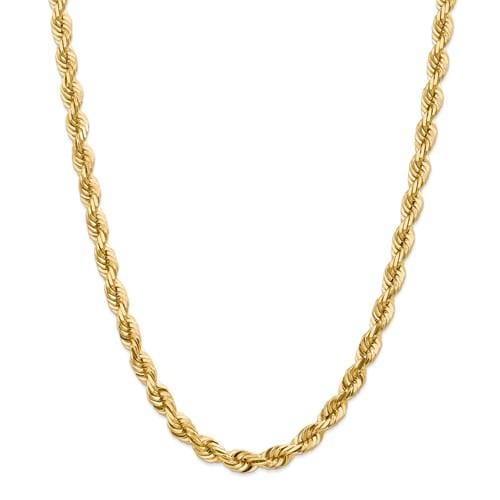 7.00mm Gold Rope Chain - Happy Jewelers Fine Jewelry Lifetime Warranty