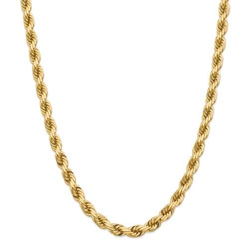 Load image into Gallery viewer, 8.00mm Gold Rope Chain - Happy Jewelers Fine Jewelry Lifetime Warranty

