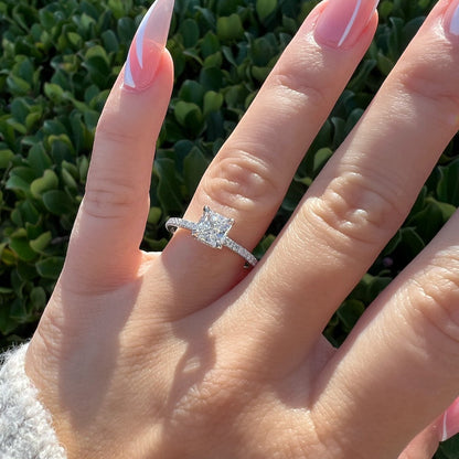 1.01 Radiant Cut Diamond Engagement Ring - Happy Jewelers Fine Jewelry Lifetime Warranty