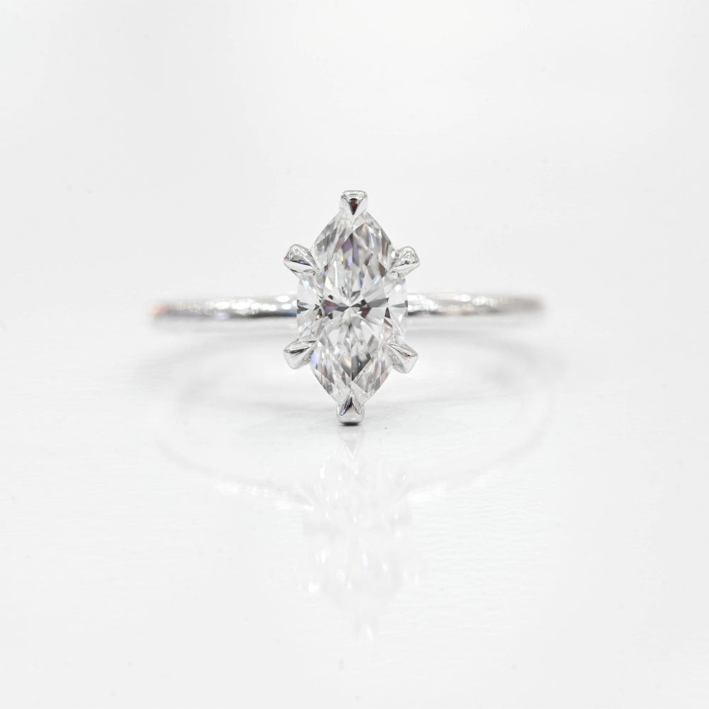 1.03 Carat Marquise Lab Grown Diamond Engagement Ring - Happy Jewelers Fine Jewelry Lifetime Warranty