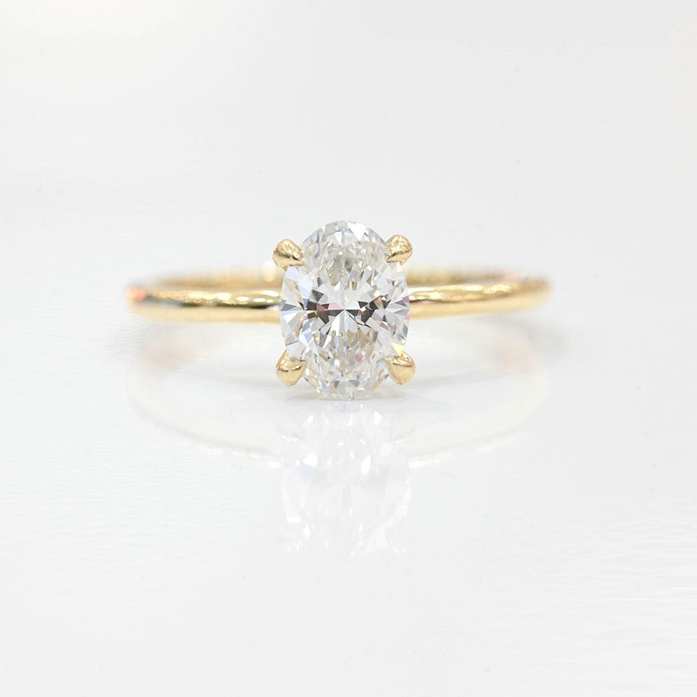 Lab Created Oval Engagement Rings | Happy Jewelers