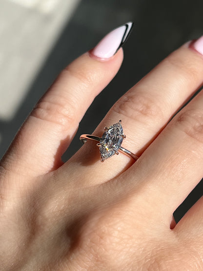 Engagement Ring Wednesday | 1.20 Marquise Cut Natural Diamond - Happy Jewelers Fine Jewelry Lifetime Warranty