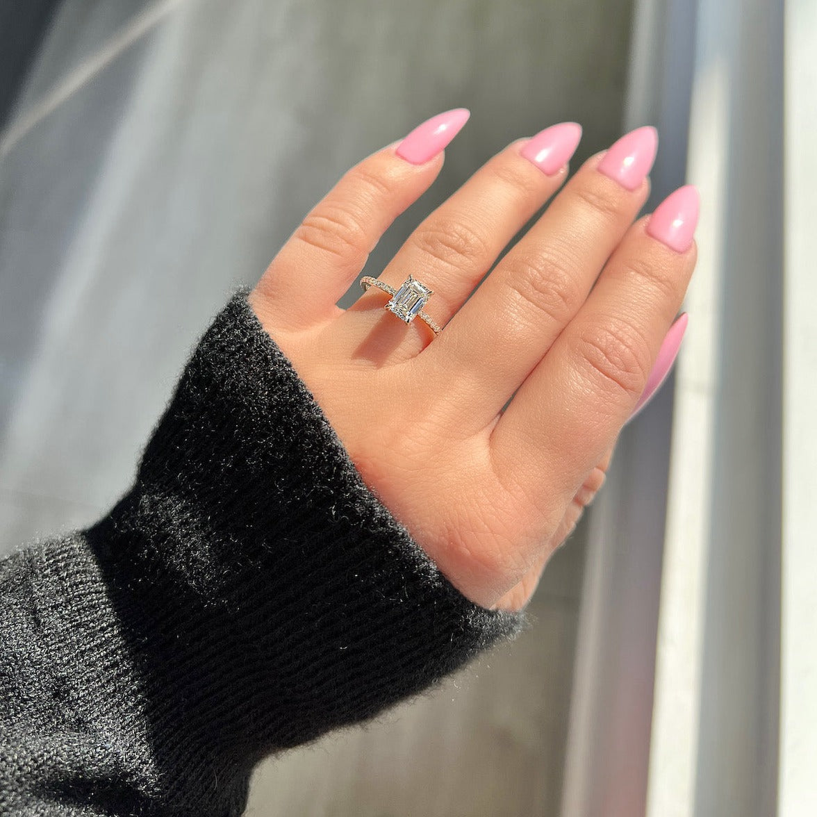 Engagement Ring Wednesday | 1.20 Emerald Cut Natural Diamond - Happy Jewelers Fine Jewelry Lifetime Warranty