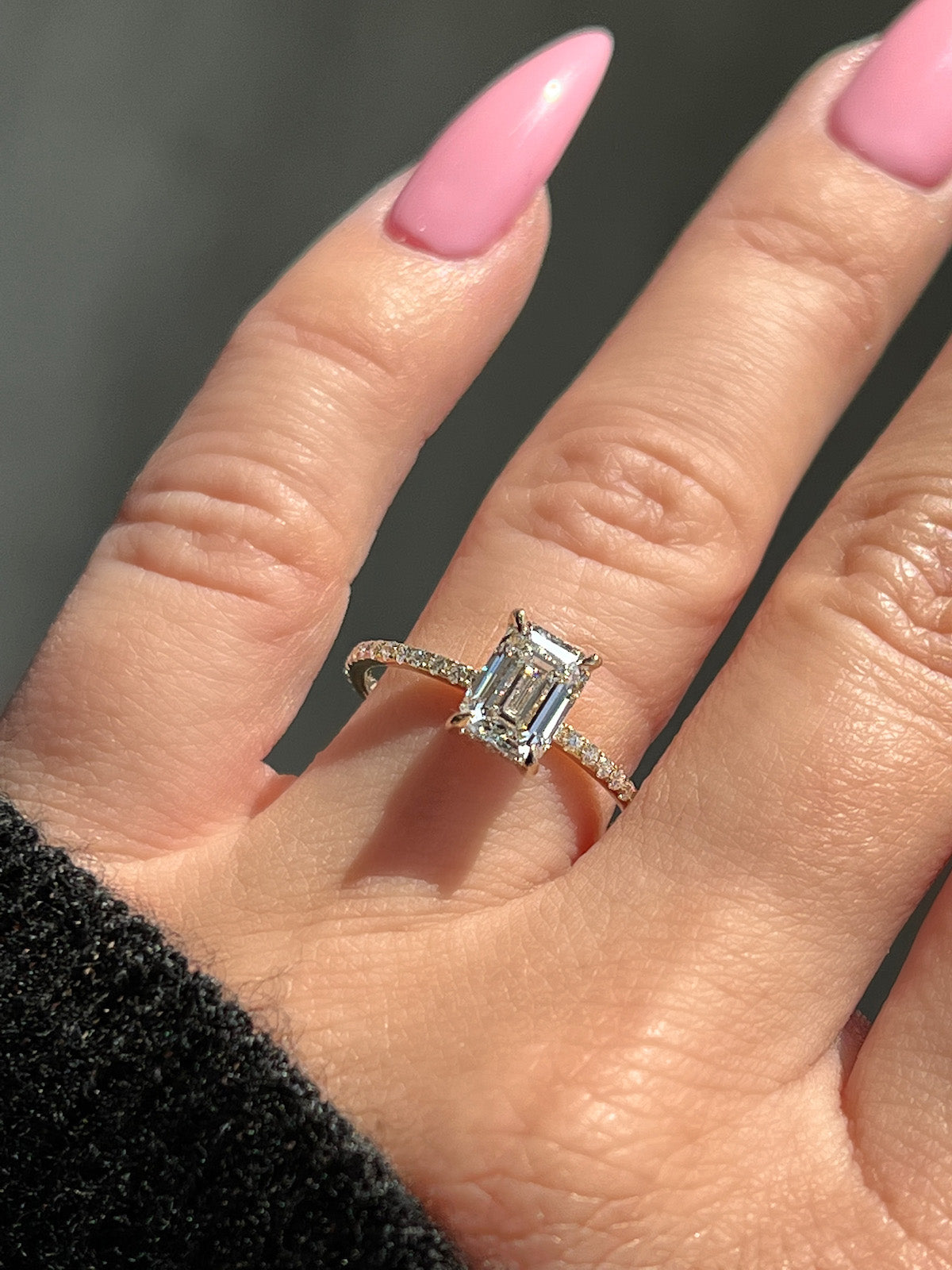 Load image into Gallery viewer, Engagement Ring Wednesday | 1.20 Emerald Cut Natural Diamond - Happy Jewelers Fine Jewelry Lifetime Warranty
