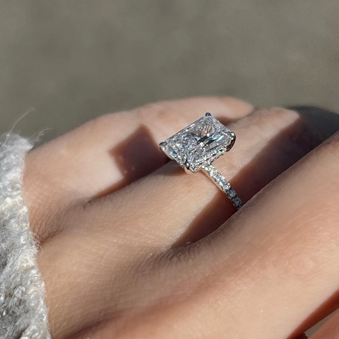 Engagement Ring Wednesday | 1.54 Radiant Cut Lab Created Diamond - Happy Jewelers Fine Jewelry Lifetime Warranty