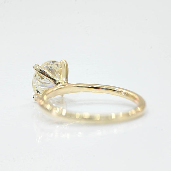 1.54 Carat Round Natural Diamond Engagement Ring - Happy Jewelers Fine Jewelry Lifetime Warranty