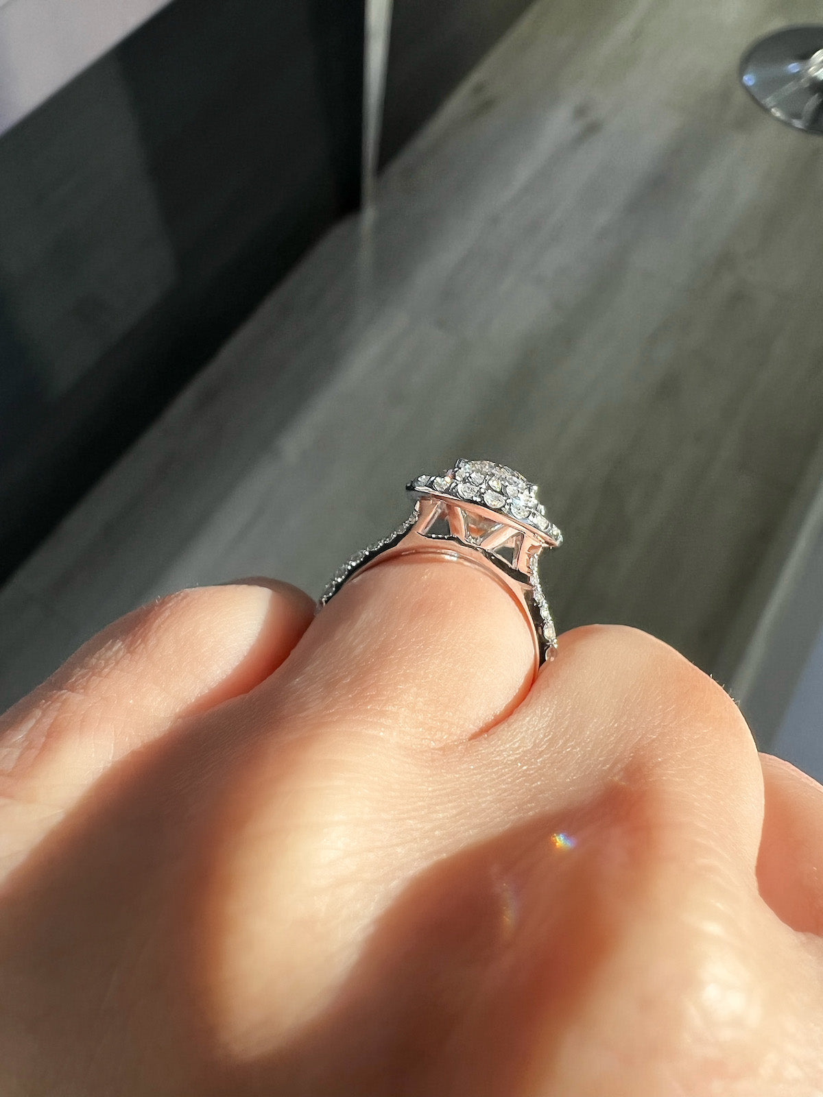Engagement Ring Wednesday | 1.76 Pear Shape Lab Created Diamond - Happy Jewelers Fine Jewelry Lifetime Warranty