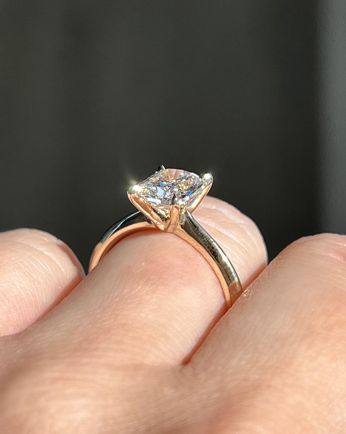Engagement Ring Wednesday | 1.70 Cushion Cut Lab Created Diamond - Happy Jewelers Fine Jewelry Lifetime Warranty