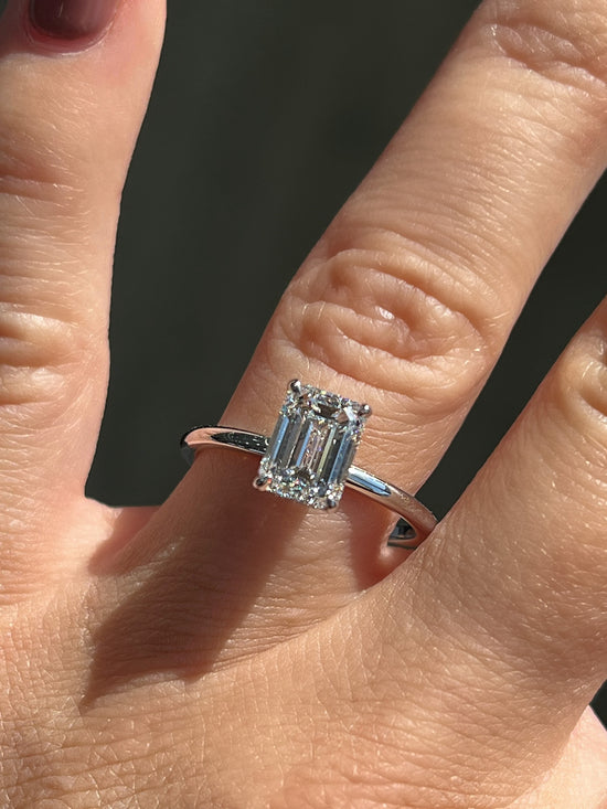 Engagement Ring Wednesday | 1.70 Emerald Cut Diamond - Happy Jewelers Fine Jewelry Lifetime Warranty