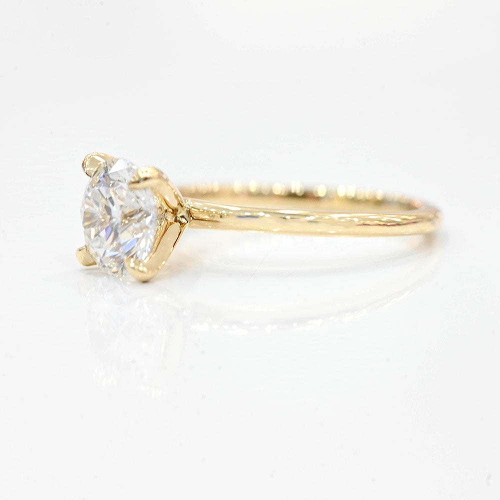 1.72 Carat Round Lab Grown Diamond Engagement Ring - Happy Jewelers Fine Jewelry Lifetime Warranty