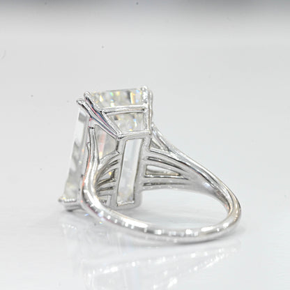 10.10 Carat Lab Created Emerald Engagement Ring - Happy Jewelers Fine Jewelry Lifetime Warranty