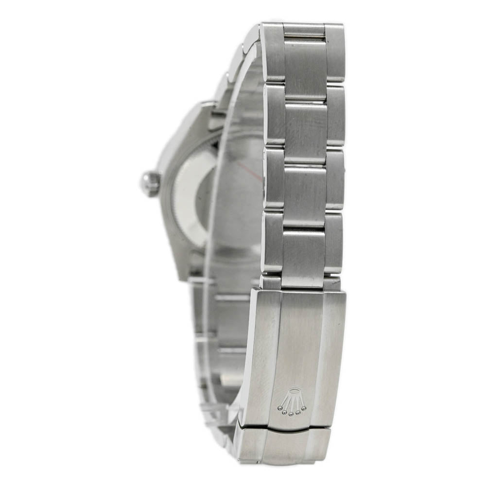 Rolex Unisex Air-King Stainless Steel 34mm Silver Dial Watch Reference #: 114200 - Happy Jewelers Fine Jewelry Lifetime Warranty