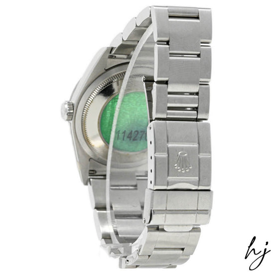 Rolex Unisex Explorer Stainless Steel 36mm Black Dial Watch Reference #: 114270 - Happy Jewelers Fine Jewelry Lifetime Warranty