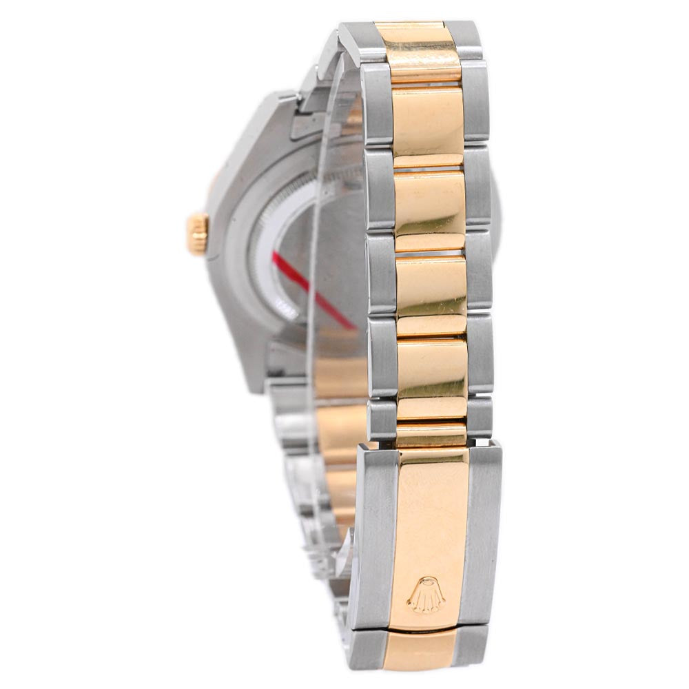 Rolex Men's Datejust II 18K Yellow Gold & Steel 41mm Champagne Diamond Dial Watch Reference #: 116333 - Happy Jewelers Fine Jewelry Lifetime Warranty