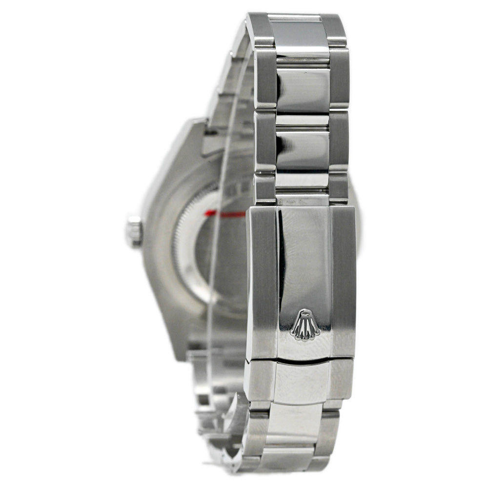 Rolex Men's Datejust II Stainless Steel 41mm Black Roman Dial Watch Reference #: 116334 - Happy Jewelers Fine Jewelry Lifetime Warranty
