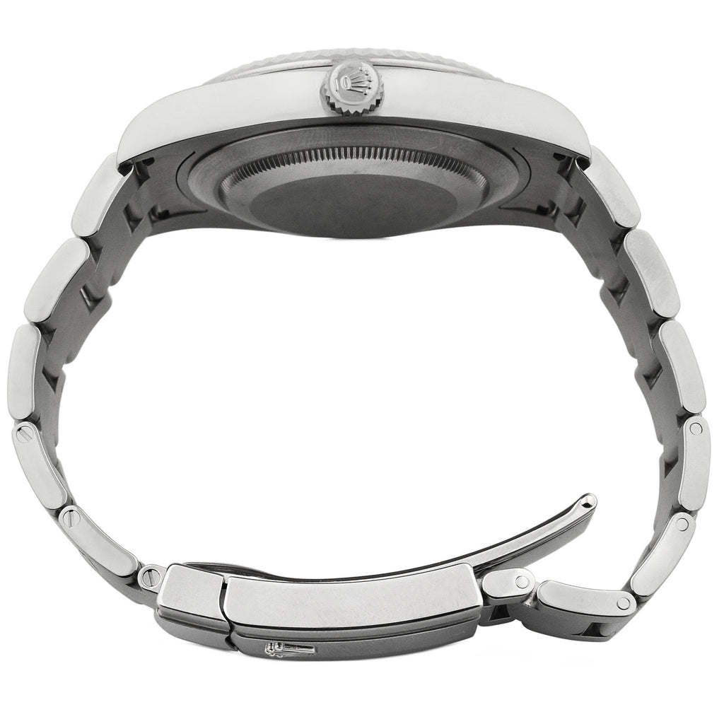 Rolex Men's Datejust II Stainless Steel 41mm White Stick Dial Watch Reference #: 116334 - Happy Jewelers Fine Jewelry Lifetime Warranty