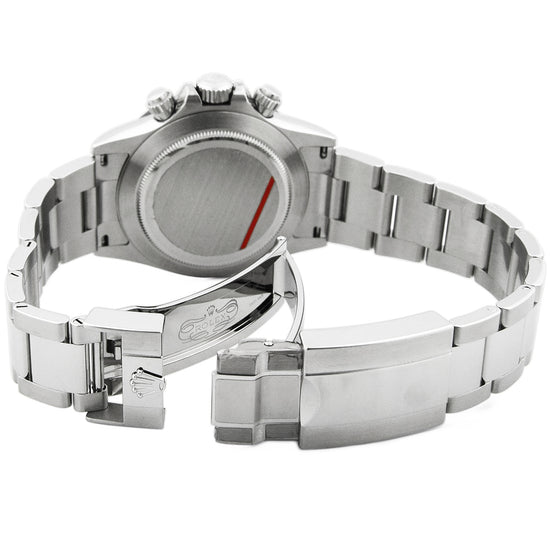 Rolex Men's Daytona Stainless Steel 40mm Black Chronograph Dial Watch Reference #: 116500LN - Happy Jewelers Fine Jewelry Lifetime Warranty