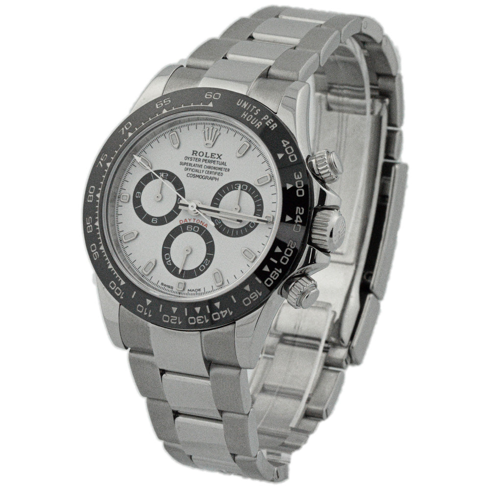 Rolex Daytona Stainless Steel 40mm White Chronograph "Panda Dial" Watch Reference #: 116500LN - Happy Jewelers Fine Jewelry Lifetime Warranty