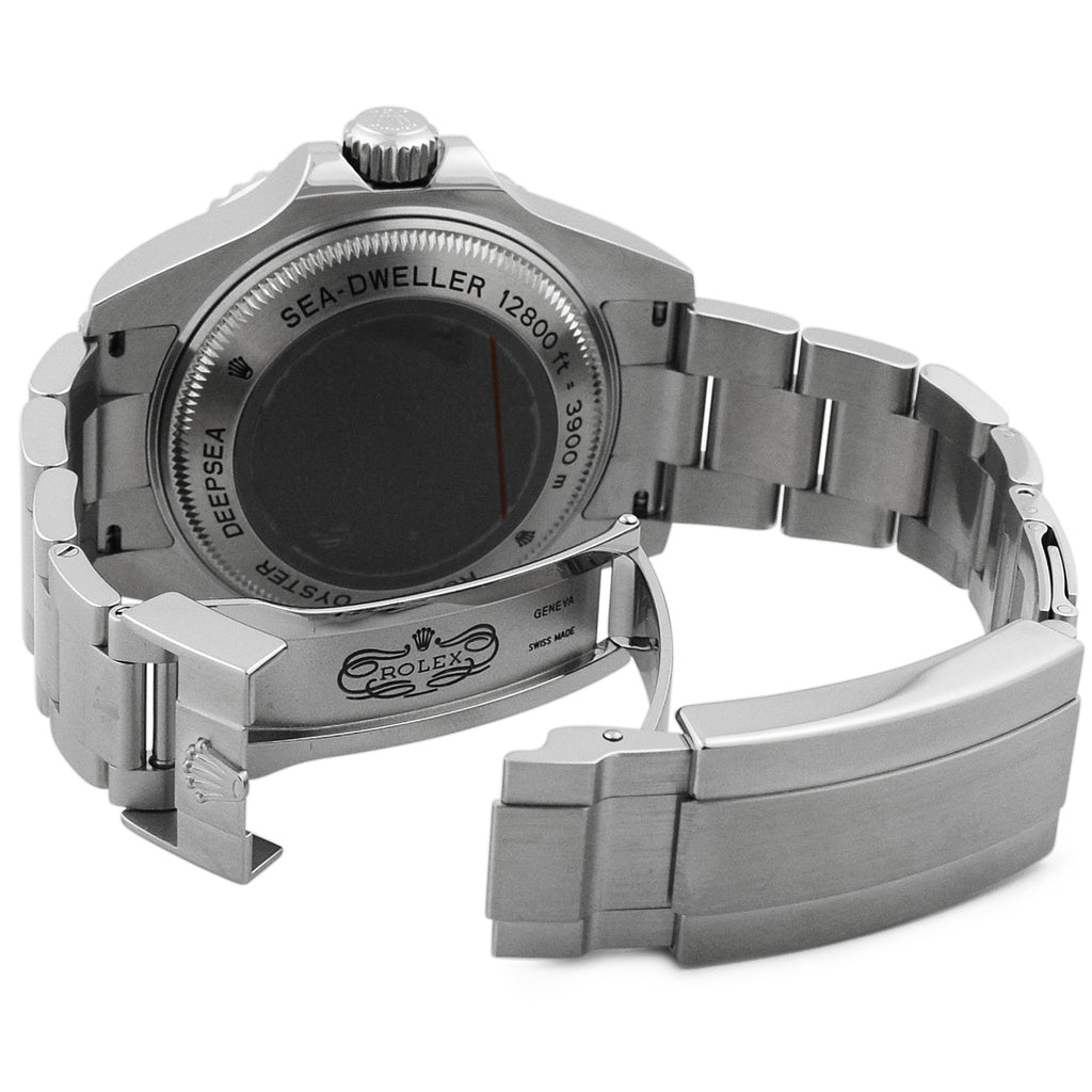 Rolex Men's Sea-Dweller Deepsea Stainless Steel 44mm Black Dot Dial Watch Reference #: 116660 - Happy Jewelers Fine Jewelry Lifetime Warranty
