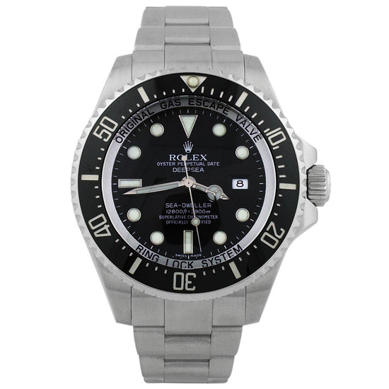 Load image into Gallery viewer, Rolex Men&amp;#39;s Sea-Dweller Deepsea Stainless Steel 44mm Black Dot Dial Watch Reference #: 116660 - Happy Jewelers Fine Jewelry Lifetime Warranty
