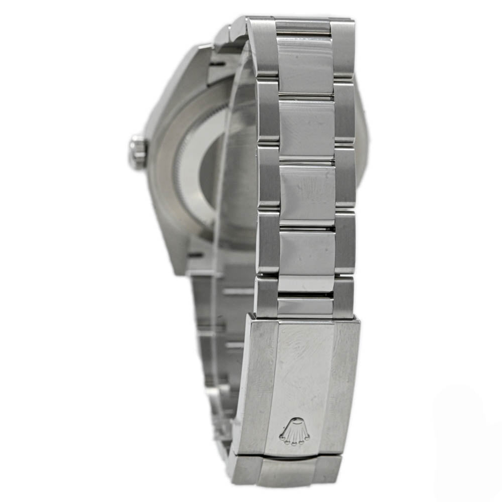 Rolex Men's Datejust 41 Stainless Steel 41mm Blue Roman Dial Watch Reference# 126300 - Happy Jewelers Fine Jewelry Lifetime Warranty