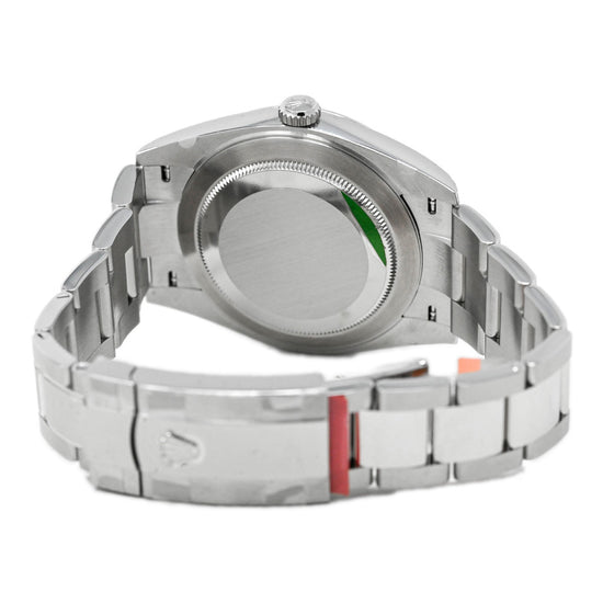 Rolex Men's Datejust 41 Stainless Steel 41mm Silver Stick Dial Watch Reference #: 126300 - Happy Jewelers Fine Jewelry Lifetime Warranty