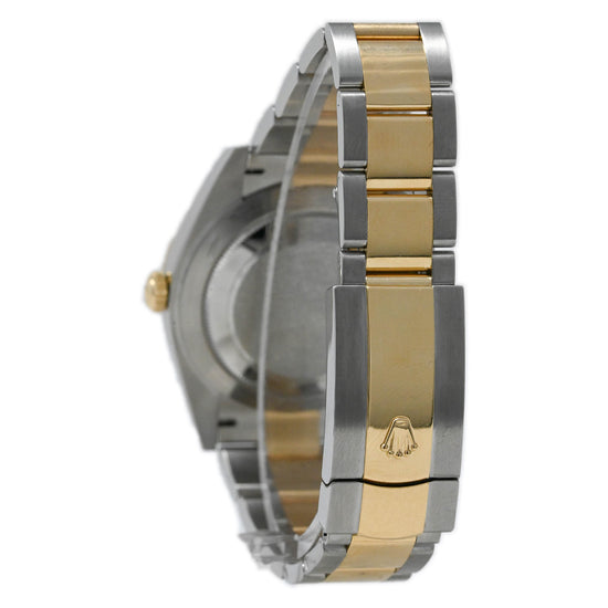 Rolex Men's Datejust 41 18K Yellow Gold & Steel 41mm Champagne Stick Dial Watch Reference #: 126333 - Happy Jewelers Fine Jewelry Lifetime Warranty