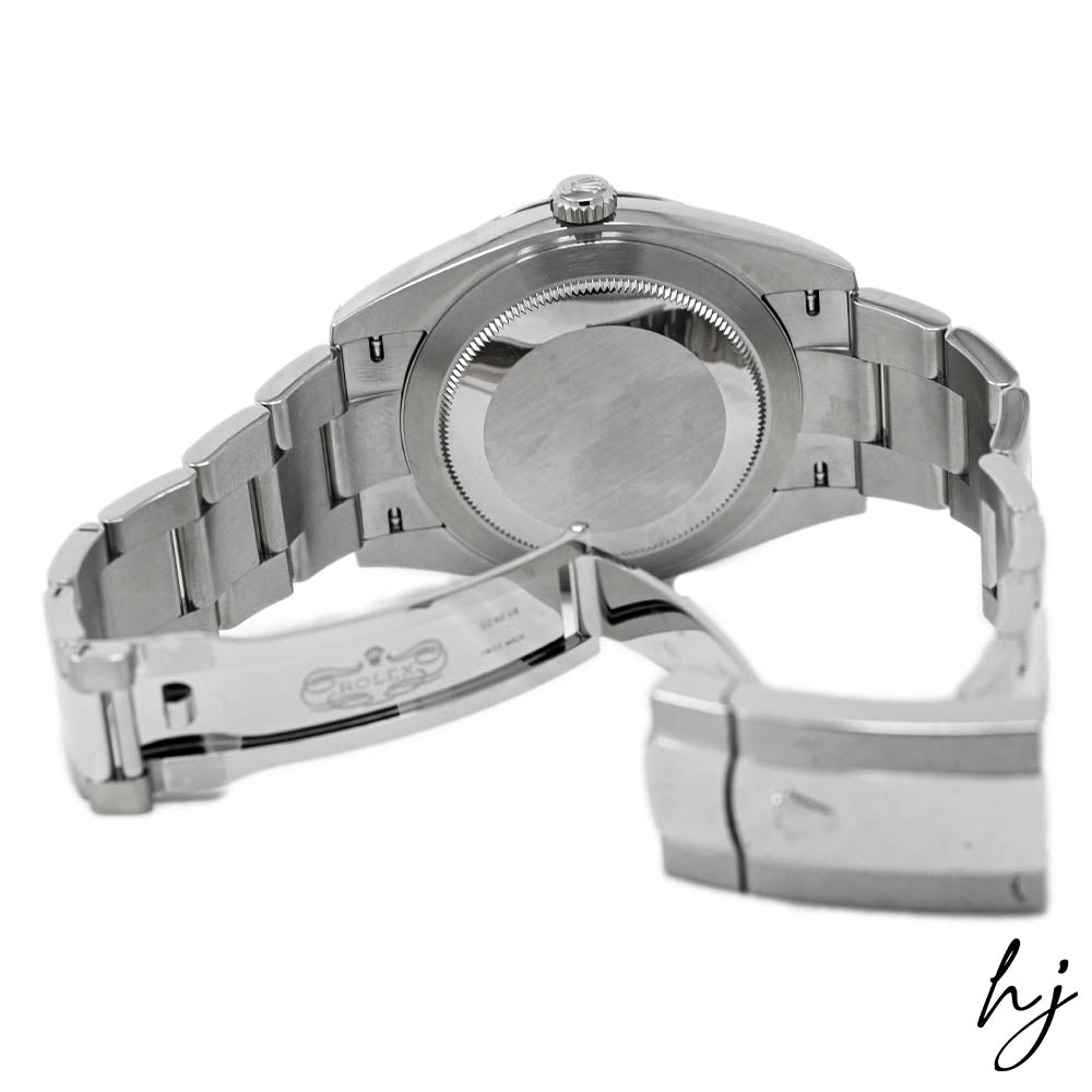 Rolex Men's Datejust 41 Stainless Steel 41mm Slate Stick Dial Watch Reference #: 126334 - Happy Jewelers Fine Jewelry Lifetime Warranty
