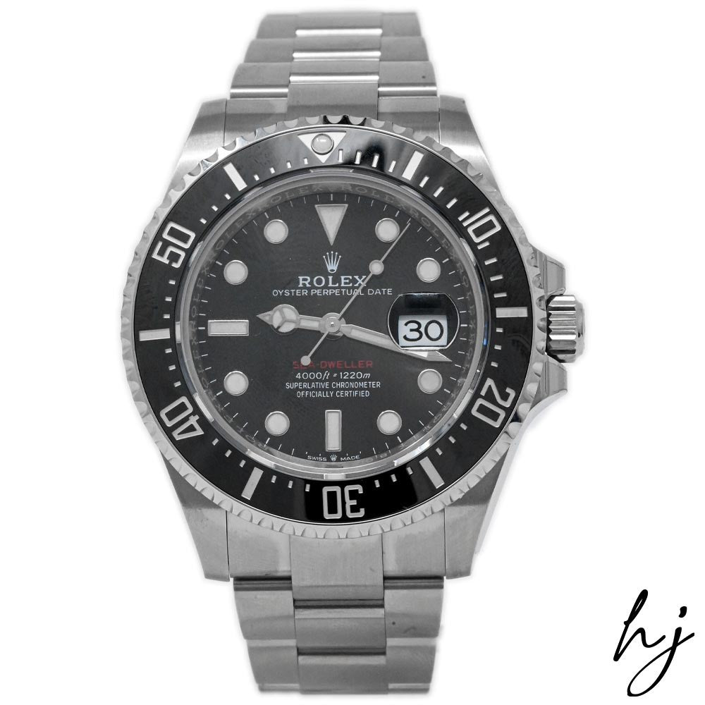 Rolex Men's Sea-Dweller 50th Anniversary Edition Stainless Steel 43mm Black Dot Dial Watch Reference #: 126600 - Happy Jewelers Fine Jewelry Lifetime Warranty