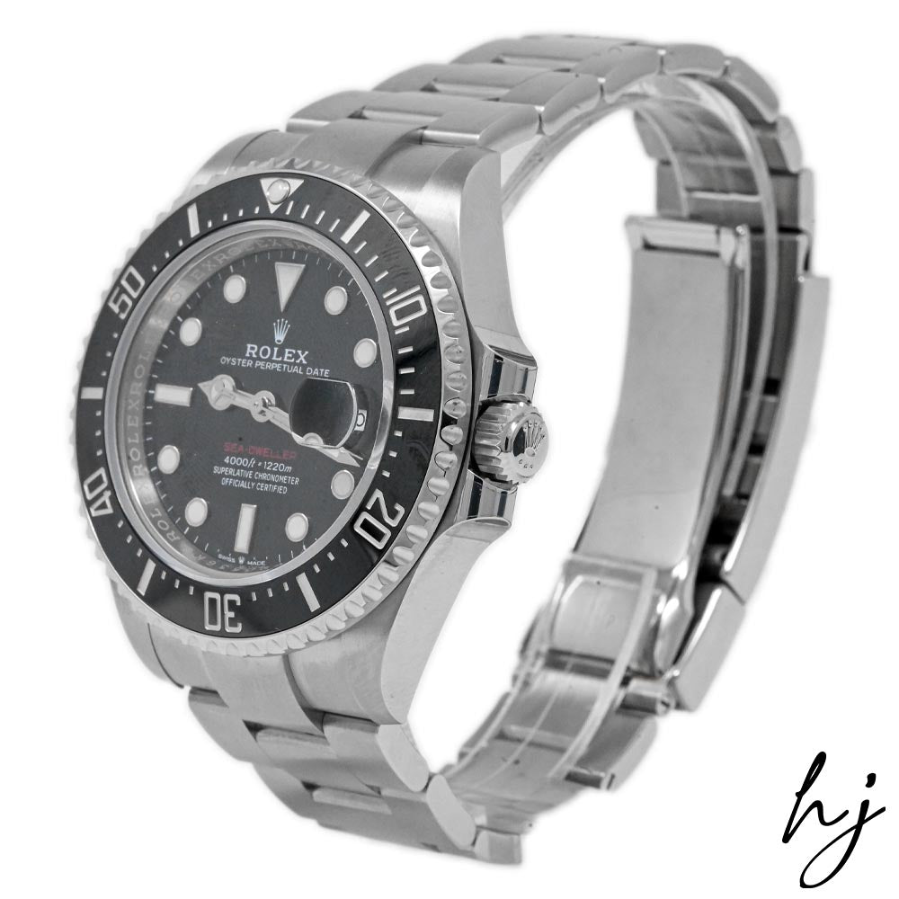 NEW! Rolex Men's Sea-Dweller 50th Anniversary Edition Stainless Steel 43mm Black Dot Dial Watch Reference #: 126600 - Happy Jewelers Fine Jewelry Lifetime Warranty