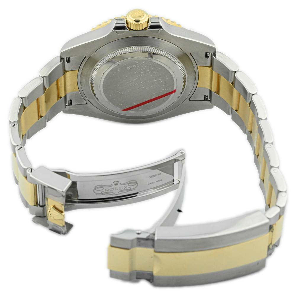 Rolex Men's Submariner Date 18K Yellow Gold & Steel 41mm Blue Dot Dial Watch Reference #: 126613LB - Happy Jewelers Fine Jewelry Lifetime Warranty