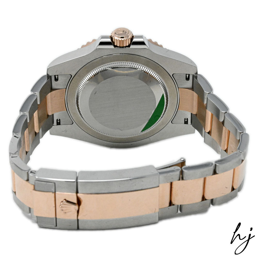 NEW! Rolex Men's GMT-Master II Rootbeer 18K Rose Gold & Steel 40mm Black Dot Dial Watch Reference #: 126711CHNR - Happy Jewelers Fine Jewelry Lifetime Warranty