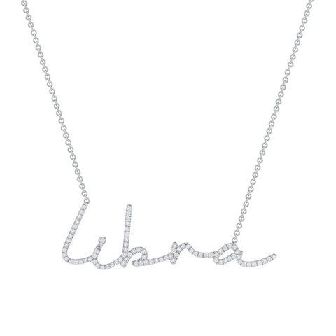 Cursive Diamond Name Necklace