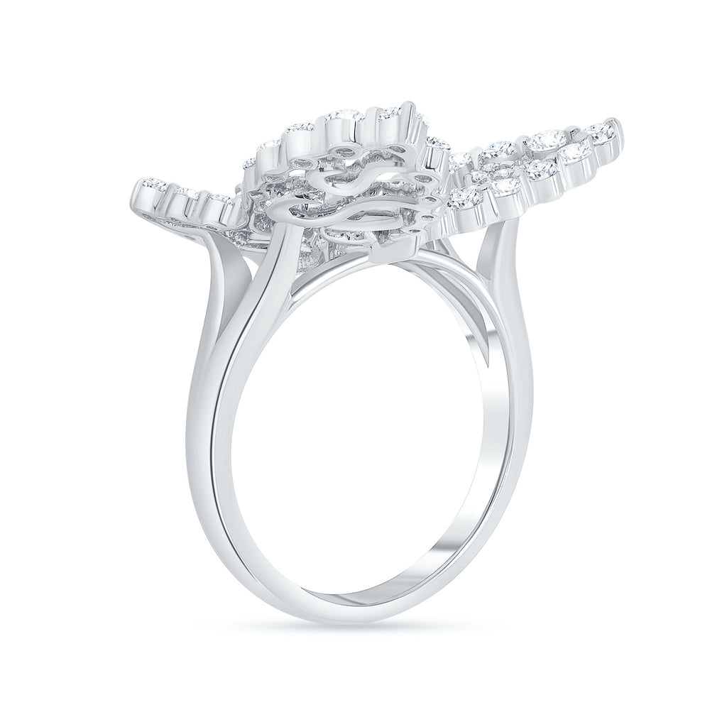 Shared Prong Butterfly Ring - Happy Jewelers Fine Jewelry Lifetime Warranty